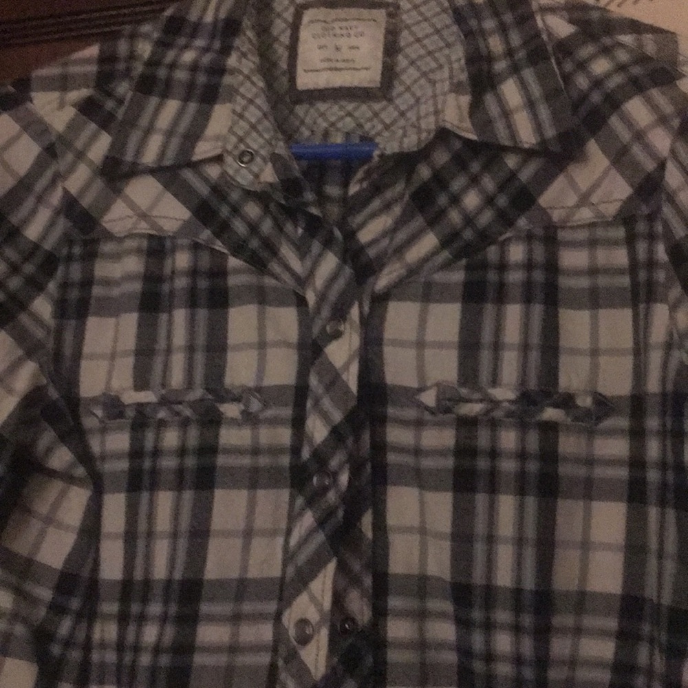 Flannel button up